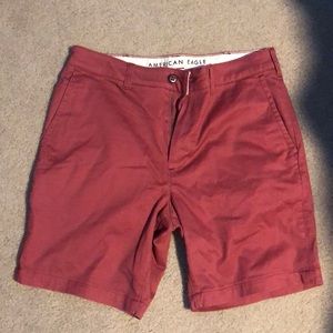 Red American Eagle Shorts